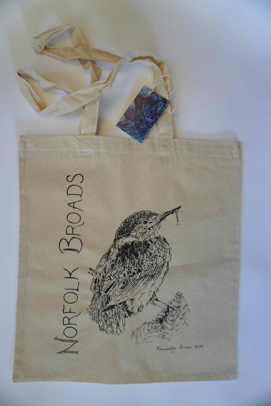 13. King Fisher Limited Edition Tote Bag £11 (includes delivery in England)