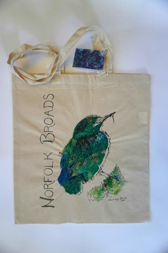 9. King Fisher Limited Edition Tote Bag £15 (includes delivery in England)