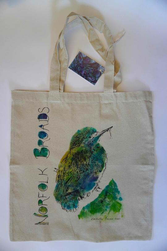 11. King Fisher Limited Edition Tote Bag £15 (includes delivery in England)